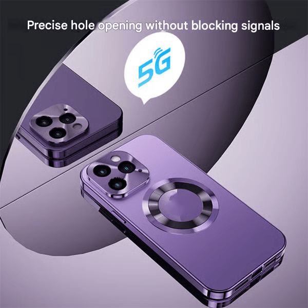 Double-sided magnetic phone case