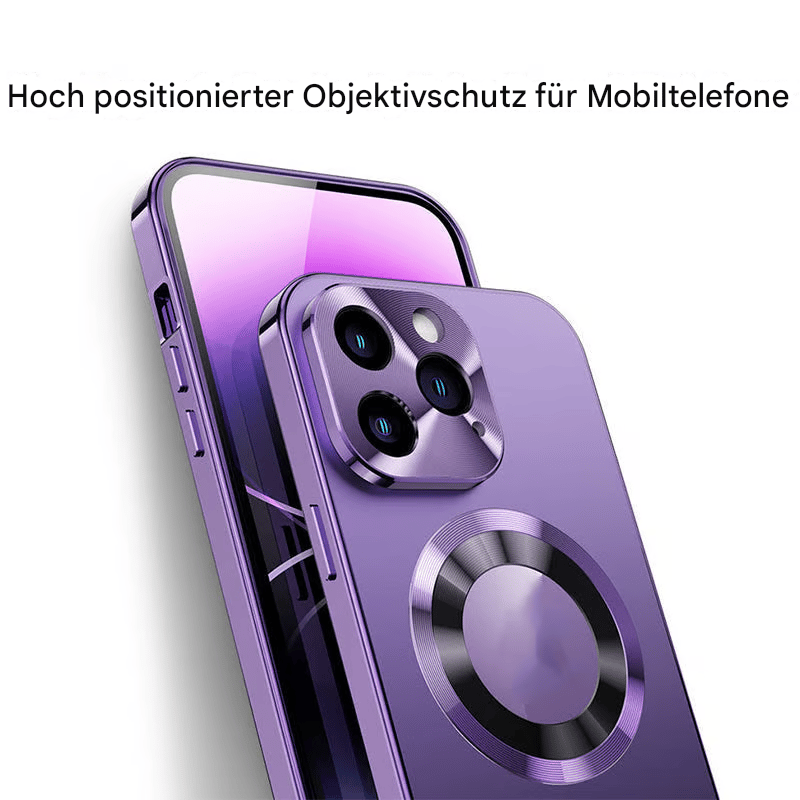 Double-sided magnetic phone case