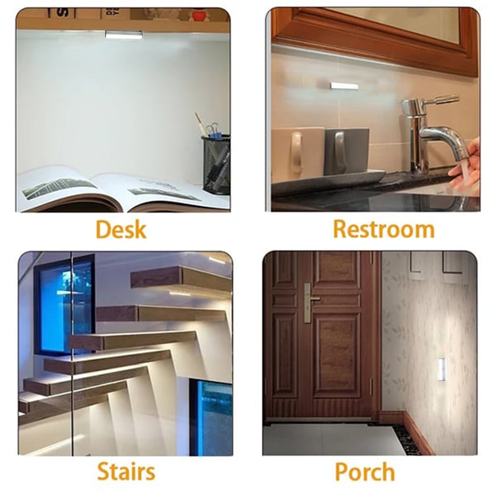 Punch-free Smart Sensor Magnetic Rechargeable LED Lights