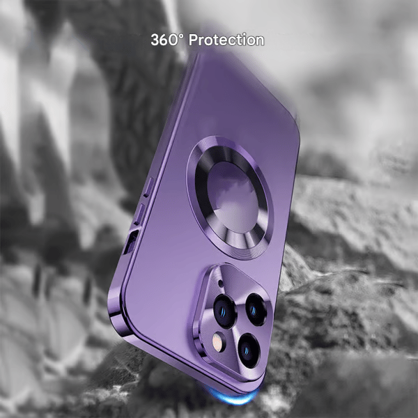 Double-sided magnetic phone case