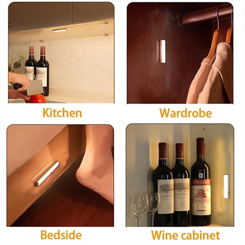 Punch-free Smart Sensor Magnetic Rechargeable LED Lights