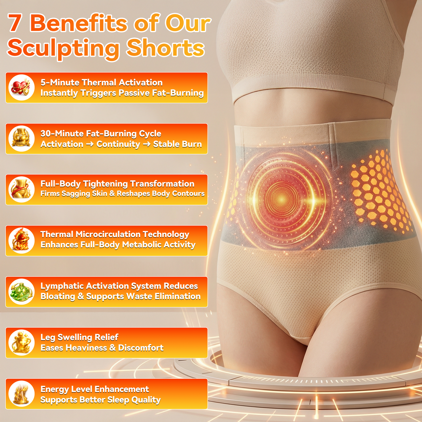 🎖️ Official Brand Store | Elmstr® 🐉✨ 2026 Moringa & Berberine 4-in-1 Micro-Particle Sculpting & Fat-Burn Shorts