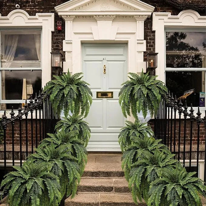🌱 UV-Resistant Lifelike Artificial Boston Fern
