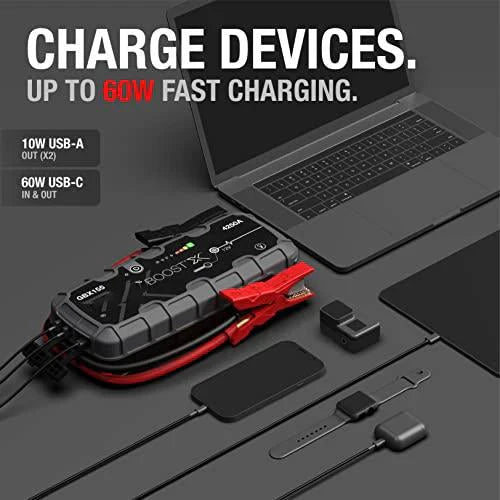 💥- Boost X GBX155 4250A Jump Starter for 10.0L Gasoline and 8.0L Diesel Engines