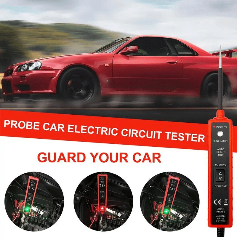 🎁Car Electric Circuit Tester,  6-24V DC Automotive Multifunctional Drive Test Pen, Car Short Circuit/Open Circuit/Leakage Detection Tool
