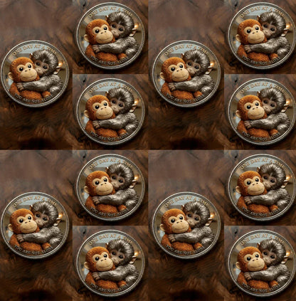 🏆Last Day 60% OFF-🪙 Emotional Support Monkey Coin🐒