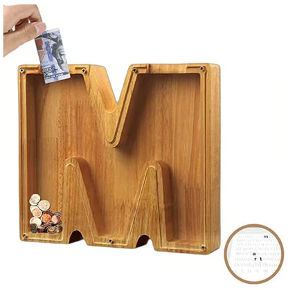 🔥Piggy Bank-Wood Gift For Kids