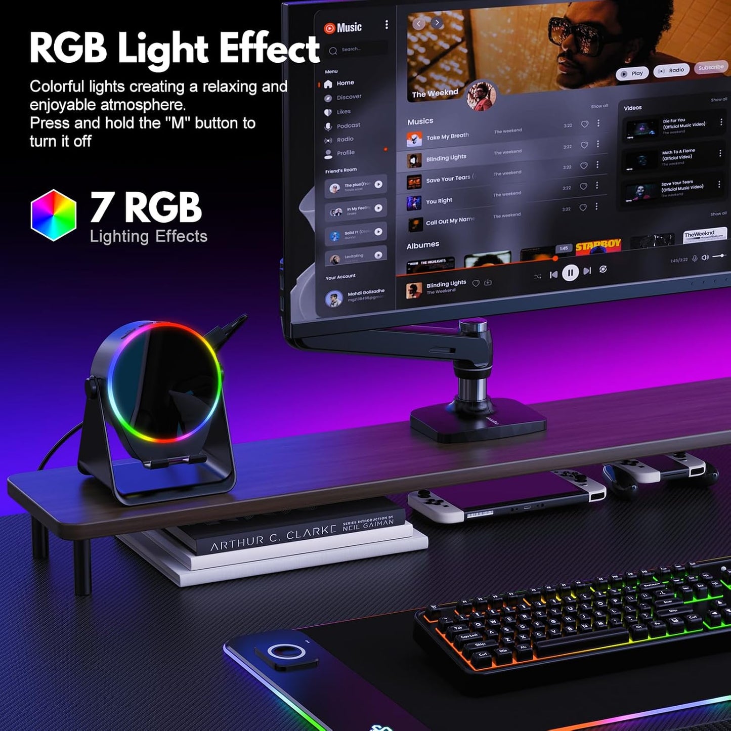 🔥4 IN 1 Wireless Induction Audio Bluetooth Speaker